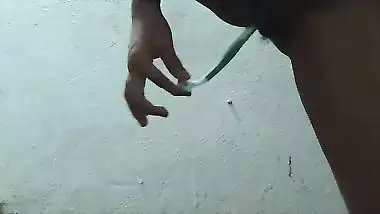 Huge boobs wife pissing and nude masturbation MMS