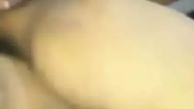Big boob girl rides on her lover’s Indian hard dick