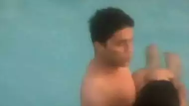 Pakistani couple in pool naked 2