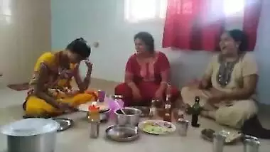 Village Aunties Drinking Wine and See hers Behaviour....