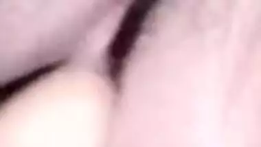 Asian babe masturbating in bathroom