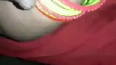 Desi aunty hard nipples at night