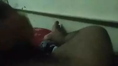 Tamile wife gives handjob while hubby makes video