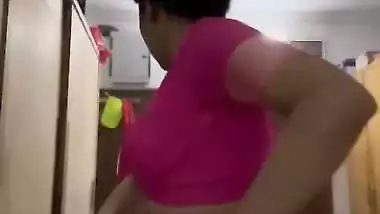 Marathi wife wearing saree after viral nude body showing