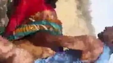 Outdoor doggy sex with a slut in a village
