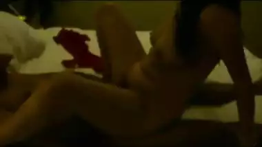 Desi girlfriend rides at her college boyfriend