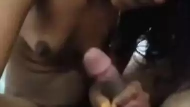 Today Exclusive -cute Tamil Girl Give Blowjob