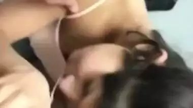 NRI Babe hardcore oral stimulation to the manager