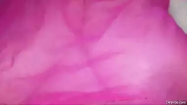 Horny desi wife showing her huge melons in closeup