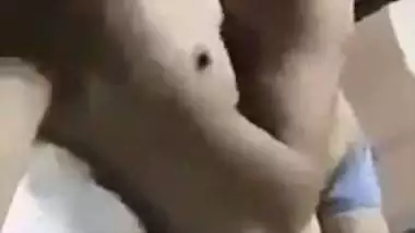 Boob sucking erotic Indian foreplay