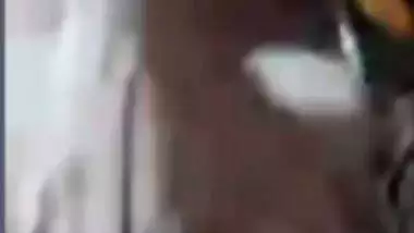 Hot wife exposing nude body curves to ex-lover