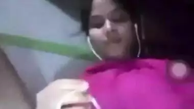 Beautiful Bangla lover showing Pussy on video call