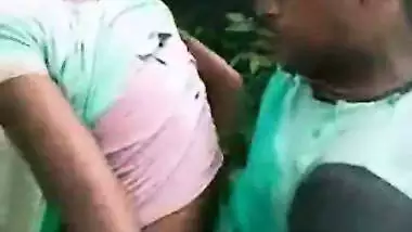 Poor village girl fucked by a gang in the forest