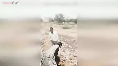 Sexy slutty wife cheats on husband at construction site and gets caught