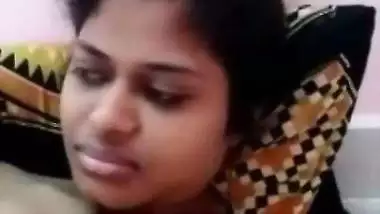 College girlfriend showing boobs on video call