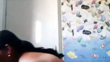 Big ass South Indian aunty stripping saree viral nude