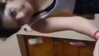 Horny Desi girl masturbating