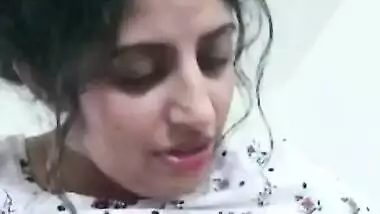 Beautiful milk tanker Bhabhi showing her big melons