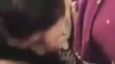 Bahu makes her Sasur happy with a desi blowjob