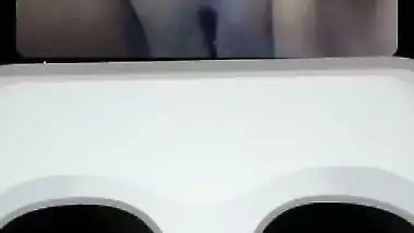 Tamil girlfriend sits naked for boyfriend to masturbate