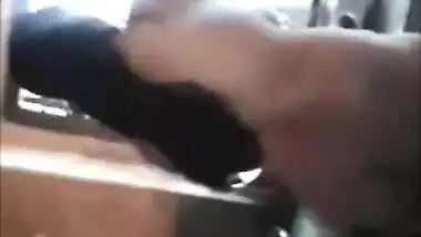Weird fiance nude in kitchen 