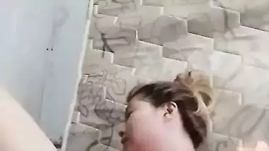 Nepali girl masturbating using big cucumber