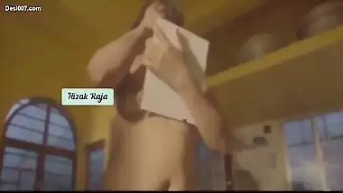 Horny Girl Masturbating in Kitchen