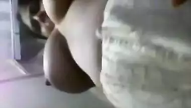 Horny Aunty Makes Selfie Of Her Big Breasts