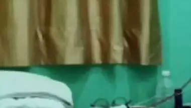 Topless beautiful girlfriend video call to boyfriend