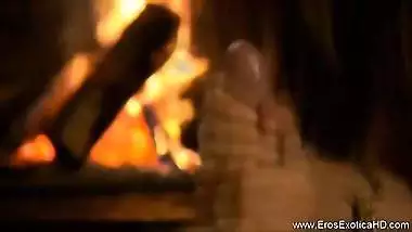 Hottie loves massage