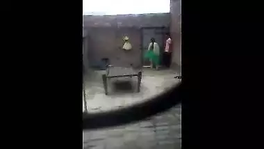 Hidden cam catches a desi legal age teenager getting romantic with bf