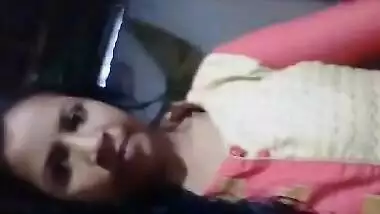 Desi village girl showing her pussy