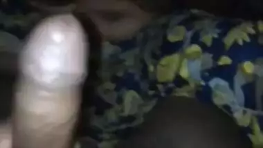 Tamil college girl sucking fat dick of BF