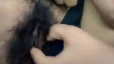 Thin Girl Showing Her Pussy