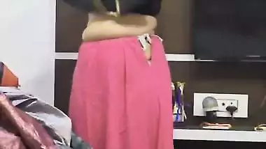 Hot MILF dress change caught by pervert husband
