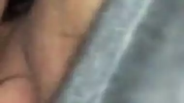 Eating Chocolate Cum by sexy Indian Lady