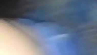 Indian fellow plays with GF's juicy XXX tits until she notices camera