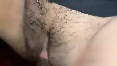 Busty nude Indian aunty in horny mood rubbing pussy