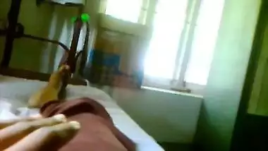 Cute and slim South Indian girl masturbates