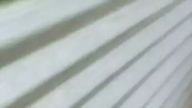 Neighbor Bengali aunty bathing outdoor caught on camera
