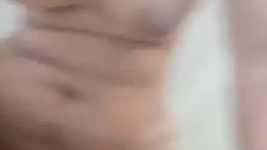 Newly married wife in horny mood to finger