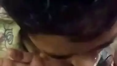 Cute Desi GF gets cum shot on her face