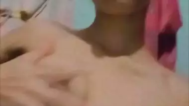 Slim desi horny girl fingering pussy viral nude