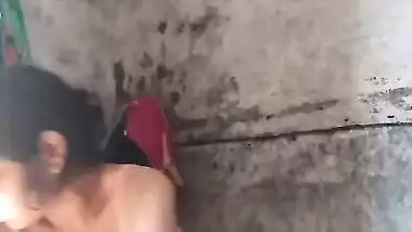 Real Dehati wife nude show in bathroom