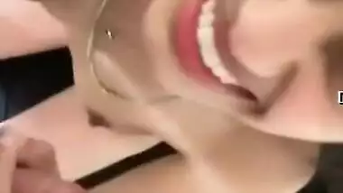 Today Exclusive- Cute Nri Girl Blowjob