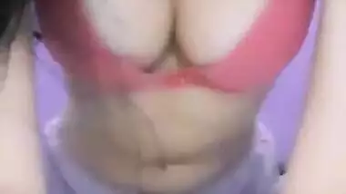 Cute sexy college girl showing her nude body