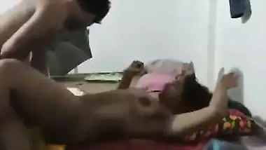 Desi College Couple Taking Sex Education Lessons At Home