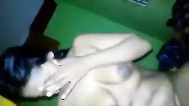 Desi girl riding on top