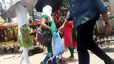 Desi girl in white legging