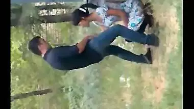 Brand new outdoor xxxvidio hot blowjob session